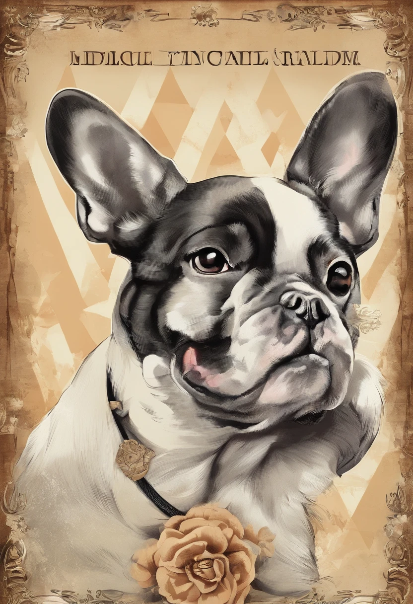 french bulldog puppy, collie, shih - tzu, Maltese, Pug, Retrieve, cartazes, planfetos, adesivos, propraganda, revista.