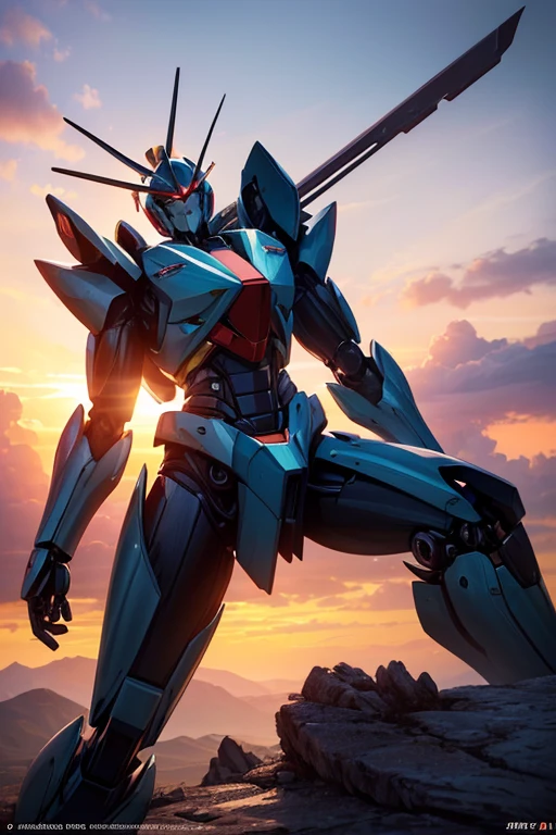 In front of the camera stands a robot, gigantic anime mecha, towering anime mecha, anime mecha blended with organics, FLCL + Golgo 13:10, anime mecha, anime robot, 2012 anime screenshot, anime movie screenshot, #mecha, anime movie screenshot. (best quality, 4k, 8k, highres, masterpiece:1.2), ultra-detailed, (realistic, photorealistic, photo-realistic:1.37), HDR, UHD, studio lighting, ultra-fine painting, sharp focus, physically-based rendering, extreme detail description, professional, vivid colors, bokeh, portraits, landscape, anime, sci-fi, photography, concept artists, vibrant colors, exquisite lighting.
