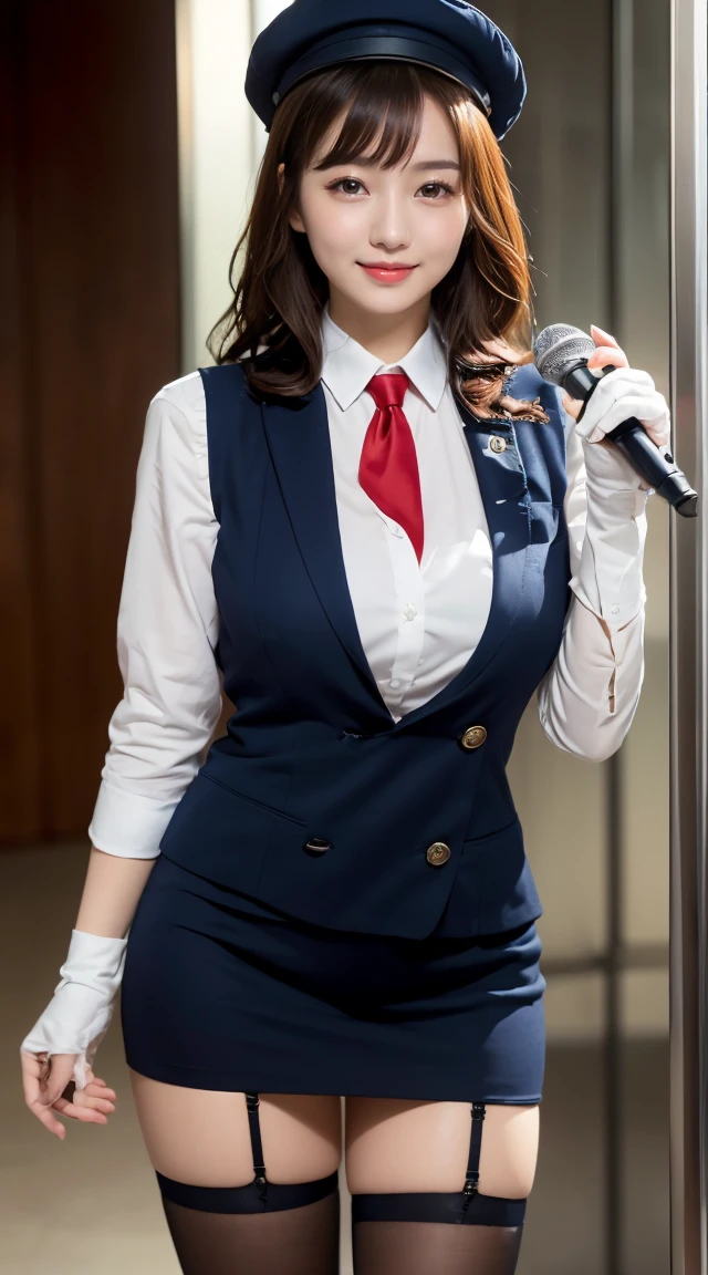 ((飛行機内ビジネスクラスのflight attendant席))、18-year-old、beauty、flight attendant、Cabin attendant、stewardess、Excellent style、Short Bob、straight、Brown Hair、(Captivating big boobs:1.3)、(Moisturizing lips:1.5)、(((Realistic uniforms)))、Stylish striped square scarf、Tight-fitting uniform、(The Absolute Realm of Enchantion)、(Fine hand:1.3)、(Detailed face)、(Perfect Anatomy)、(Brighten the shadow contrast)、(Professional Cinema Lighting)、(Facial lighting)、(Hmph++:1.10)、(Ultra-high resolution)、(highest quality)、(Improvement of quality)、(Very detailed)、(Accurate Color)、(Photorealistic)、(Looking at the camera:1.5)