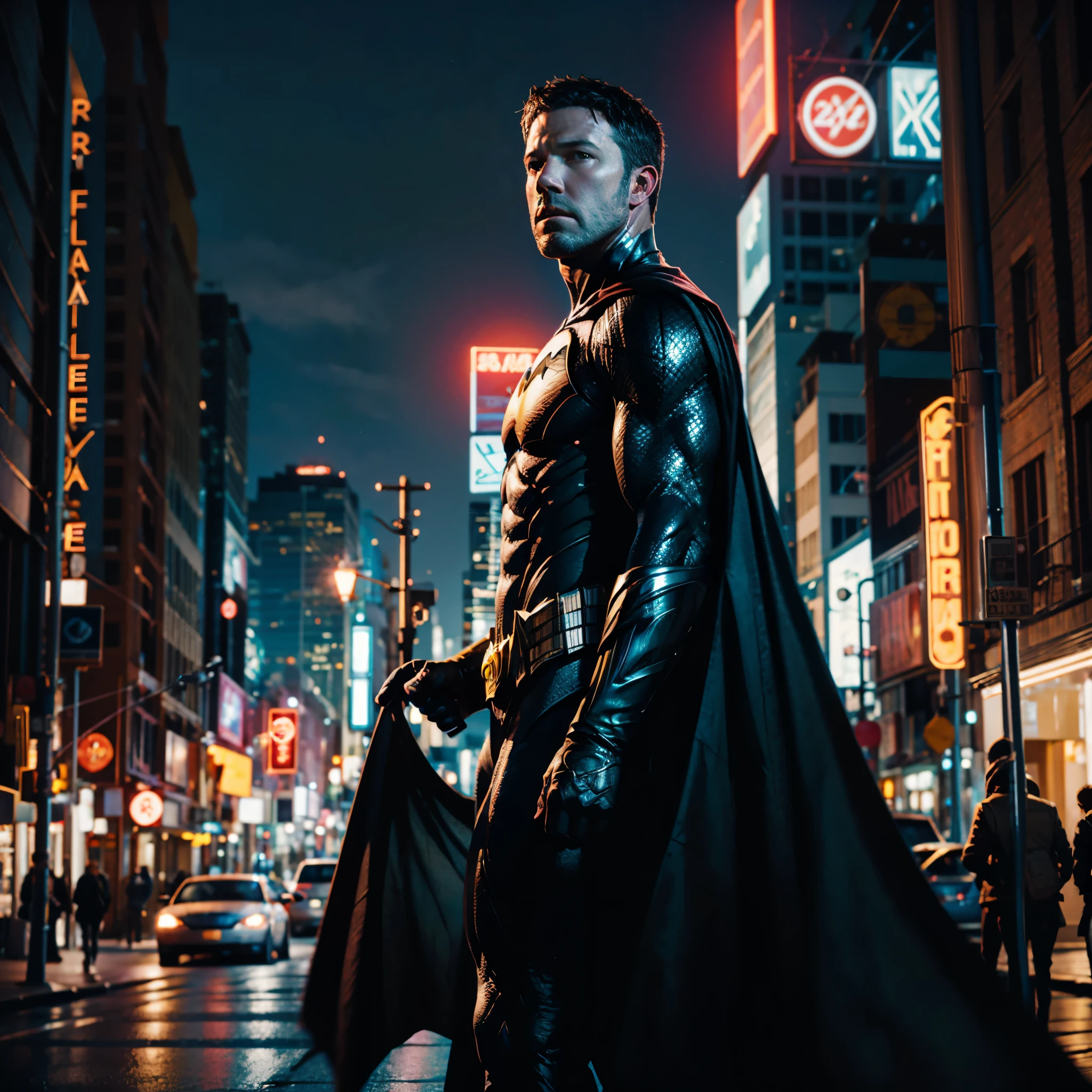Batfleck Ben-Affleck batman in the rain on a city street at night, from movie batman, film still of batman, in batman movie still cinematic, ryan renolds as batman, still image from batman movie, the batman, batman, in batman, dwayne johnson as batman, david spade as batman, ryan reynolds as batman, anigirl batman, cyberpunk batman, dark knight, portrait of batman deep path equirectangular science-fiction Unrealengine5 ultra Masterpiece hyper pro_photo-realistic saturate meticulously intricate ultra optimal ultra_high-def ultra_high-quality accurate ultra_high-details ultra_high-res color-coded shading perfection reflex extreme improved Octane_rendered opengl-shaders glsl-shader UHD XT3 DSLR HDR "Fire Storm" symmetrical ruby invoke onyx Tourmaline opal reflection amber lava navy plasma earth incandescent hearth flash-fire-shoot floraison multi various etc. --s 1000 --c 20 --q 20 --chaos 100