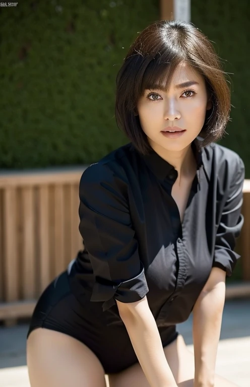big boobs,Jumpsuit,spread legs,riding,sweaty.arafed asian woman with short hair and a black shirt, with short hair, with short hair with bangs, short straight hair, princess cut, 黒princess cutヘア, Black-haired Sui Ishida, 白princess cutの髪型, with short straight brown hair, black short curtain haircut, with a bob cut, short hair with gel.sexy pose,highest quality,masterpiece,figure,cg,unity,8k wallpaper,wonderful,finely,masterpiece,official art,very detailed cg unity 8k wallpaper,incredibly absurd,huge file size,super detailed,High resolution,very detailed,realistic,soft light,full frontal,(sunlight).