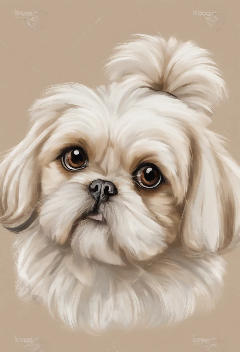 shih-tzu puppy, Maltese, Pug, Retrieve, cartazes, planfetos, adesivos, propraganda, revista.