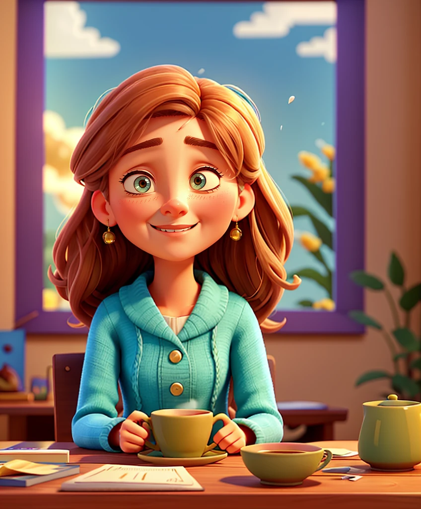 Illustration: A captivating close-up of a beautiful woman, her eyes gently closed, bathed in soothing tones and calm colors. She is casually dressed, her hair tousled and wavy, in a serene and peaceful setting.

Cartoon: A playful scene of a jovial woman, her laughter contagious, as she sits in a cozy armchair with a steaming cup of tea. The warm, cinematic colors envelop the image, creating a sense of comfort and tranquility.

Picture prompt: A cinematic, high-quality illustration of Paulo Freire, the renowned educator, framed against the backdrop of a