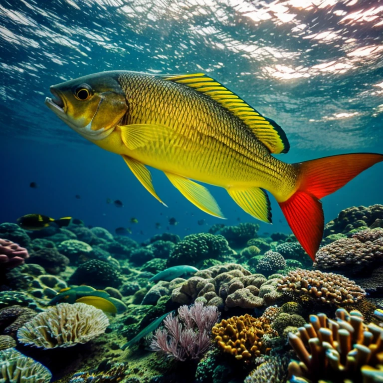 close-up of fish underwater
