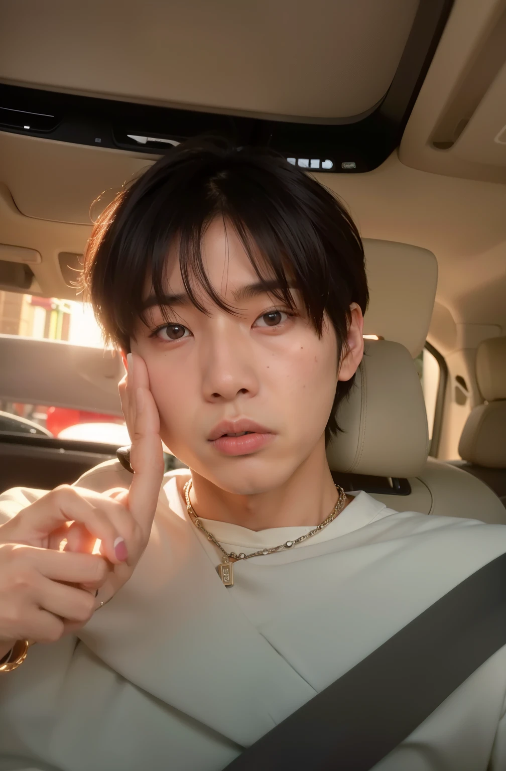 Arafed asian man sitting in a car with hand on head, Kim Doyoung, hyung tae, Jung Jaehyun, profile picture with headshot, cai xukun, Jinyoung Shin, taejune kim, Jungkook, adorable and pale korean face, Steven Jung, Hong junho hyung, Yanjun Chengt, Jimin, pintar ulzzang