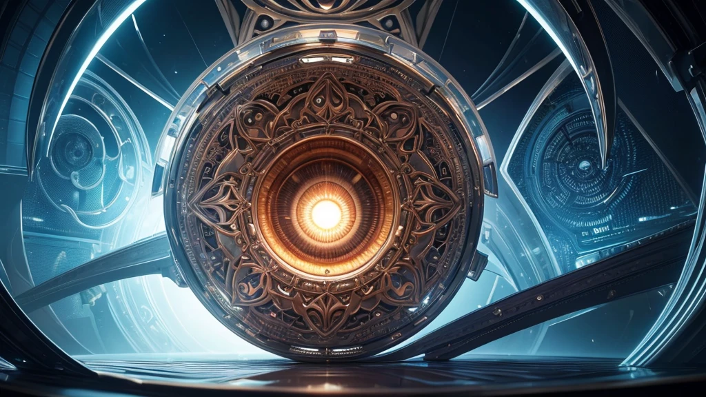 In this captivating image, the main subject is a human eye created using advanced nano octagon technology. The eye appears to be a remarkable blend of futuristic design and intricate detail, showcasing the seamless integration of technology with human anatomy. The image, be it a digital rendering or a photograph, displays the eye as a mesmerizing amalgamation of tiny octagons, intricately arranged to form a complex structure while retaining a sense of elegance. The eye is portrayed with impeccable precision, capturing the intricacies of its inner workings and the way light reflects off its surface. The image is of exceptional quality, with vivid colors and impeccable clarity, allowing viewers to appreciate the beauty and sophistication of this human sci-fi eye.