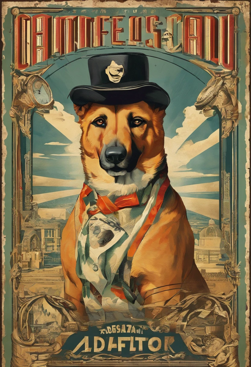 alsatian, Retrieve, (((cartazes, planfetos, adesivos, propaganda, revista.)))