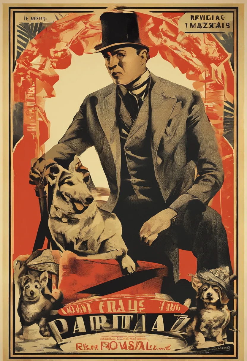 alsatian, Retrieve, (((cartazes, planfetos, adesivos, propaganda, revista.)))