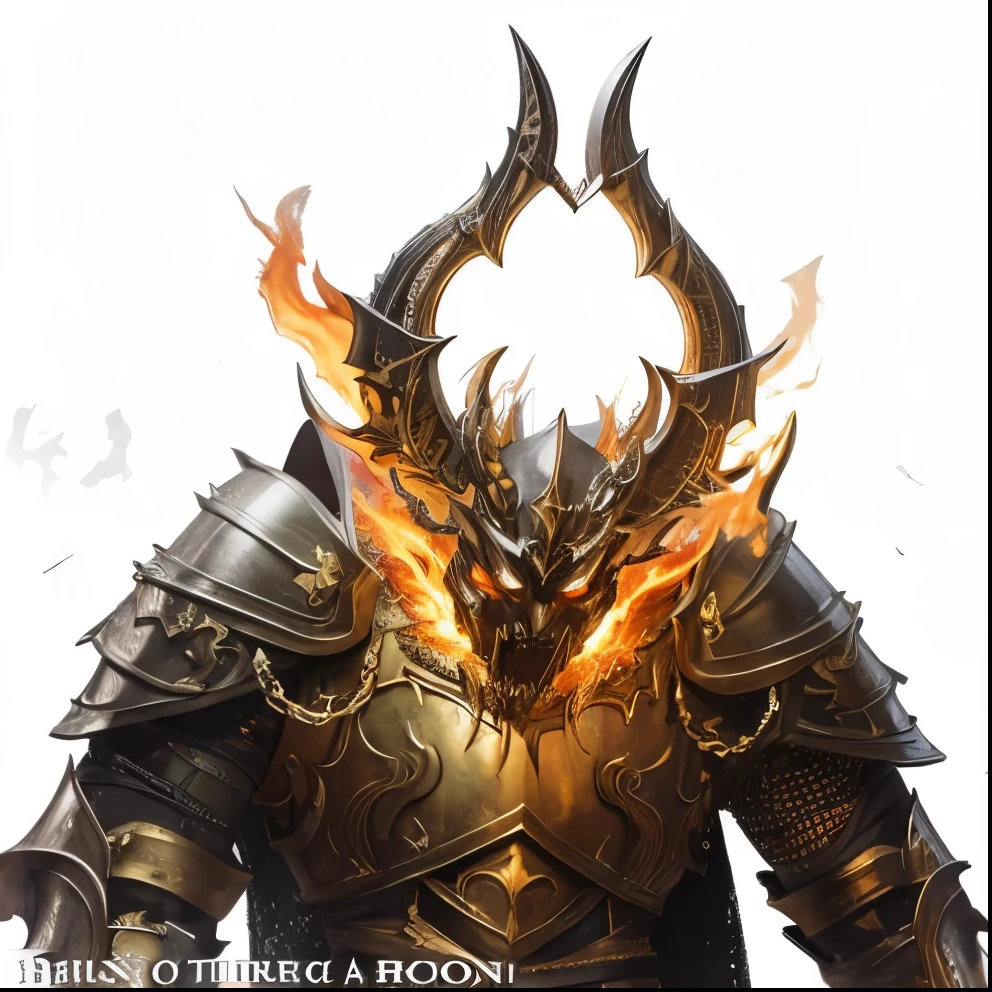 ruler of the demons, Chosen One of Fate , daemon, Monster, in armor ,fantasy, High quality