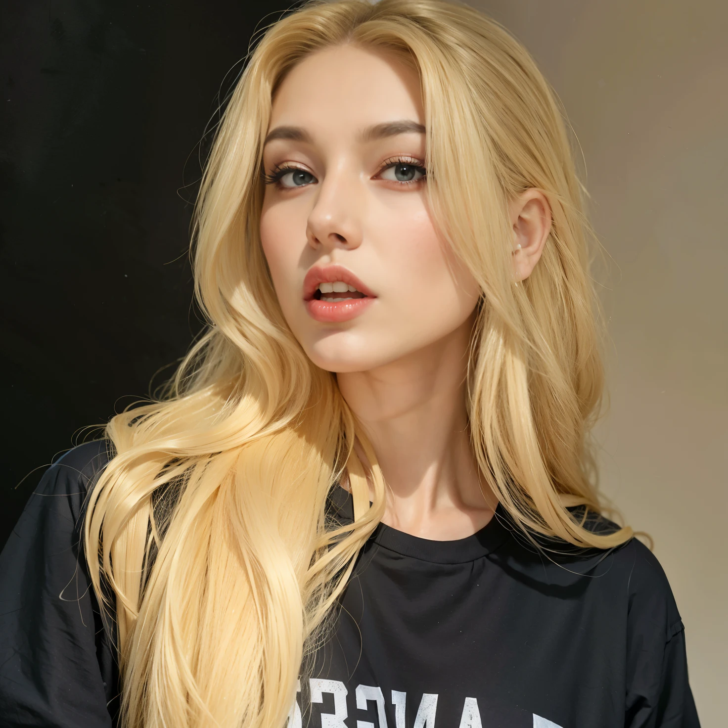 Long haired blonde woman wearing black shirt and looking at camera, Yelena Belova, ava max, anastasia ovchinnikova, julia gorokhova, Taran Dasha, Angelina Stroganova, Alexandra Waliszewska, irina nordsol kuzmina, Magdalena Radziej, marischa becker, Victoria Gavrilenko