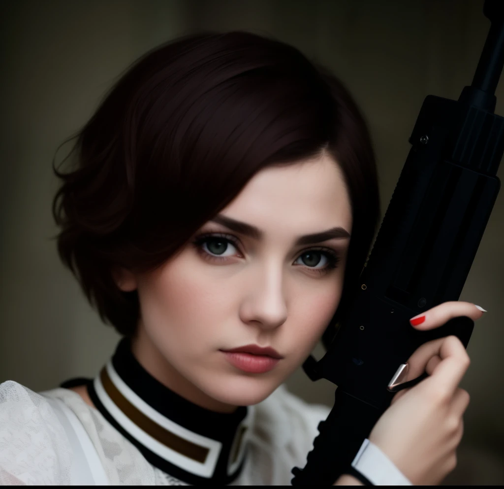  photo of a woman with very short hair, Anna Nikonova aka newmilky, Anna with a weapon, yelena belova, alina ivanchenko, Anastasia Ovchinnikova, Yulia Gorokhova, Forward, continue, Anna Nikonova