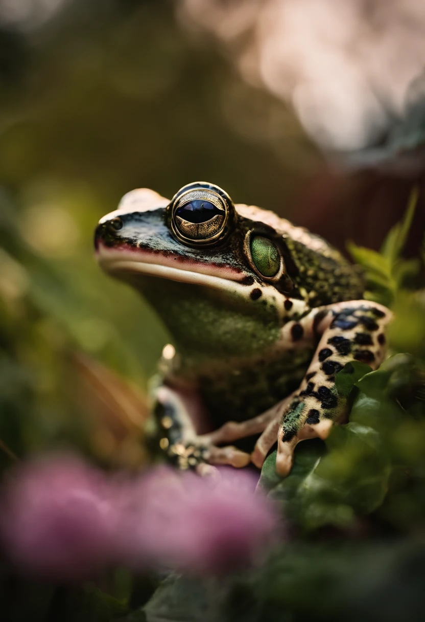 Frosch mit LGBT-Farben