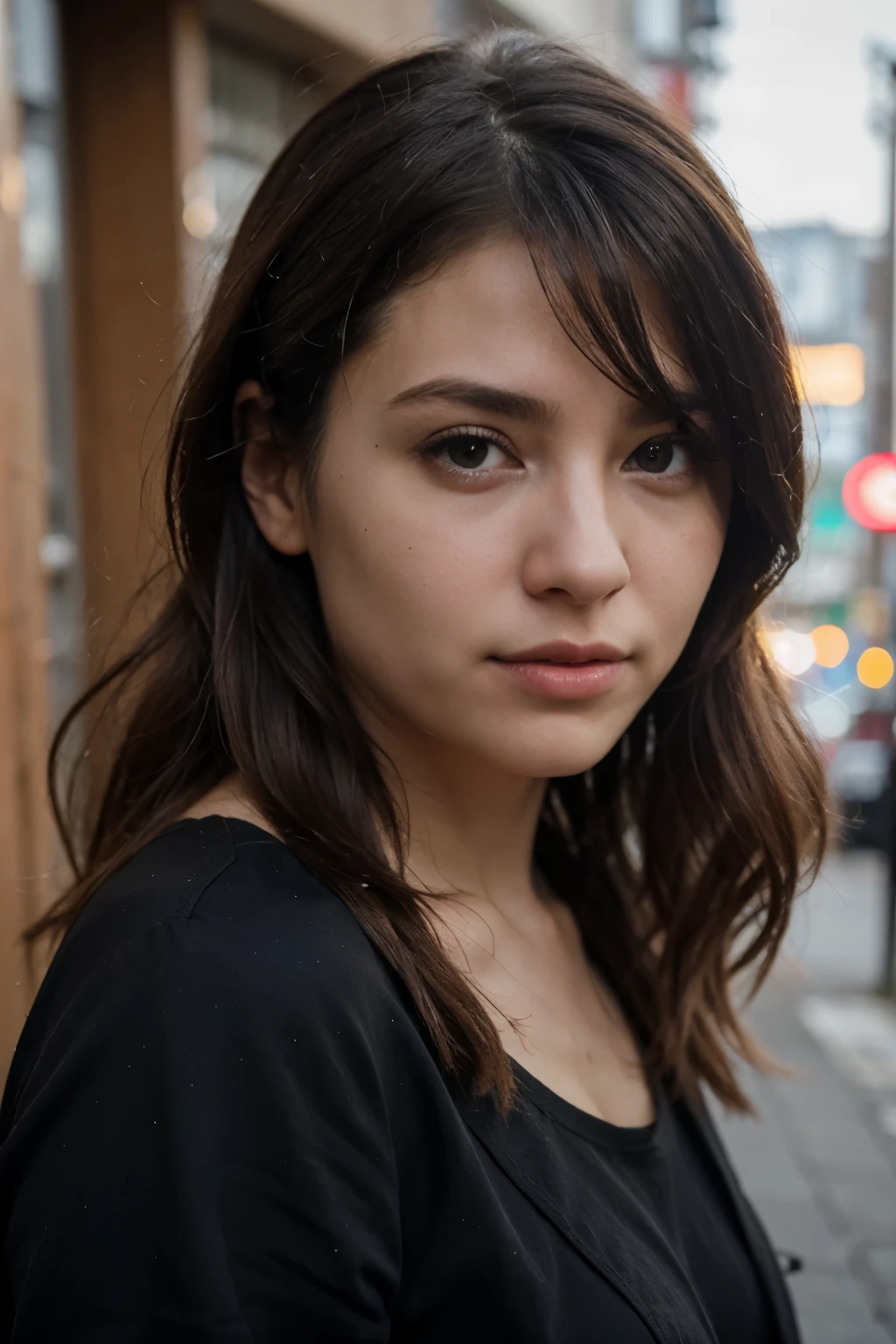 (in 8k, Photo brute, best quality, head of'artwork:1.2), 1 filles , 20 ans, 3/4 cGoldps, a beauty, asian, Japanese mix, Ascendance des Balkans, cGoldps mince et nGoldmal, caramel layered hair color, Cheveux courts, (wavy hair), bob cut hair,(Montre tes dents et souris), regarder le spectateur, blazers, rentré dans des chemises, jean skinny déchiré, tenue de bureau, aspect professionnel, (pearl necklace:1.2), ((La plus haute qualité, 16K, head of'artwork: 1.3)), Humain biologiquement cGoldrect, reference, detailed faces, Detailed lips, detailed eyes, yeux scintillants, Realistic students, brown pupils, Outside, emplacement, elegance, at the coffee shop, light on the face, Hours'Gold, light of'ambiance, backlight, summer, les gens en arrière-plan regardent, cinematic aspect, profondeurs de champ profondes, Blurred background