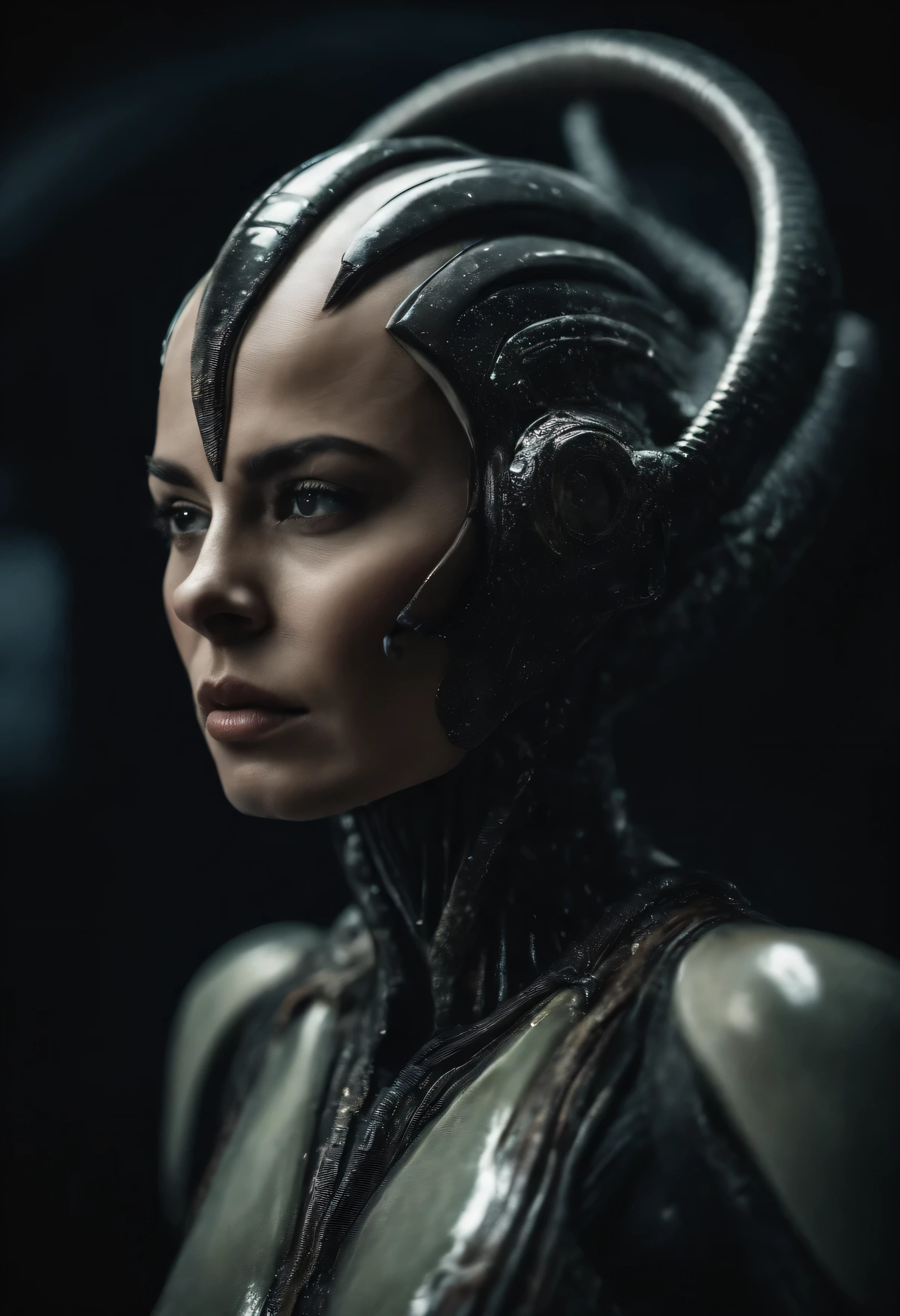 extraterrestre sexy dans l'espace,