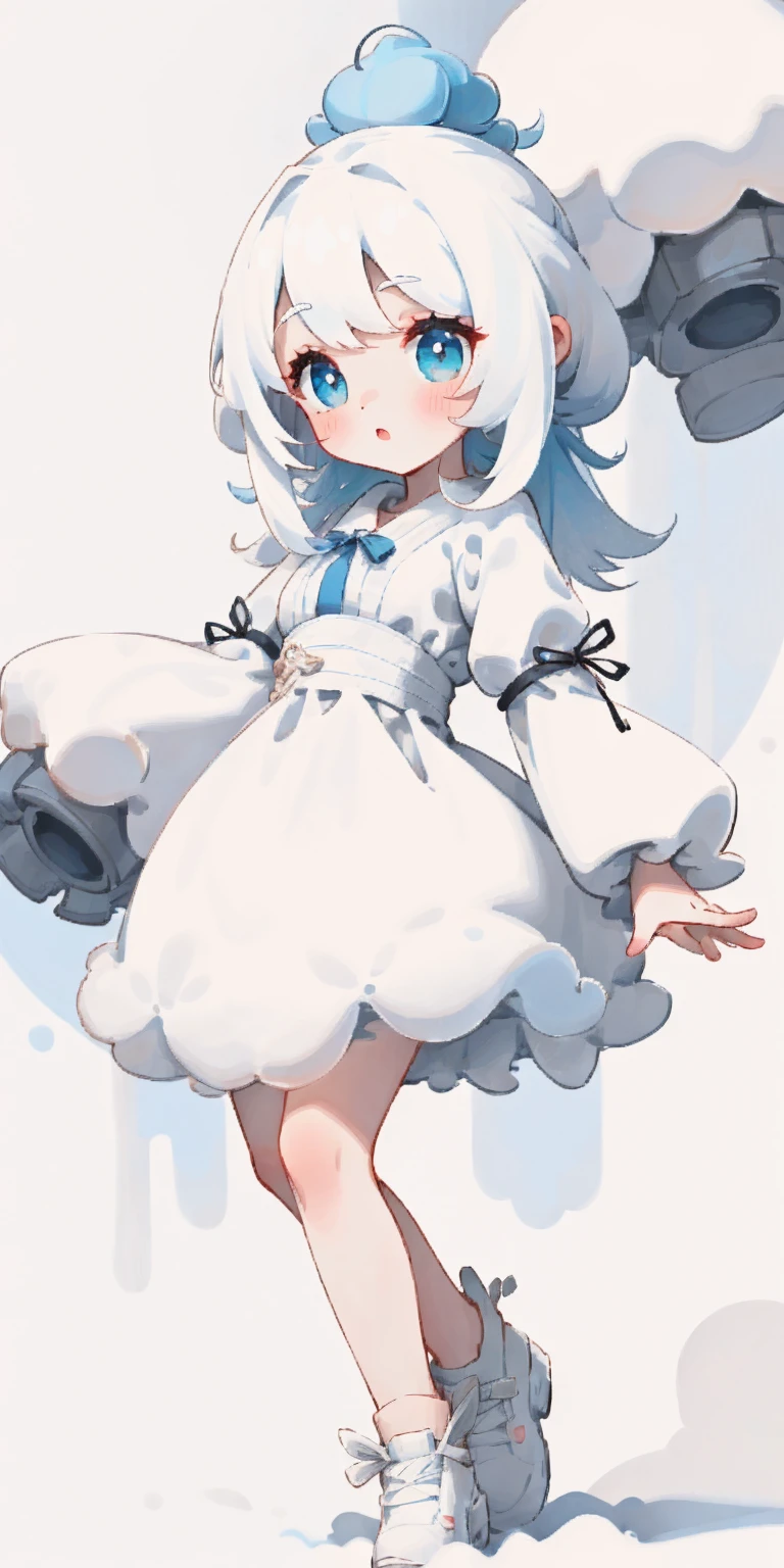 The girl who looks like marshmallow