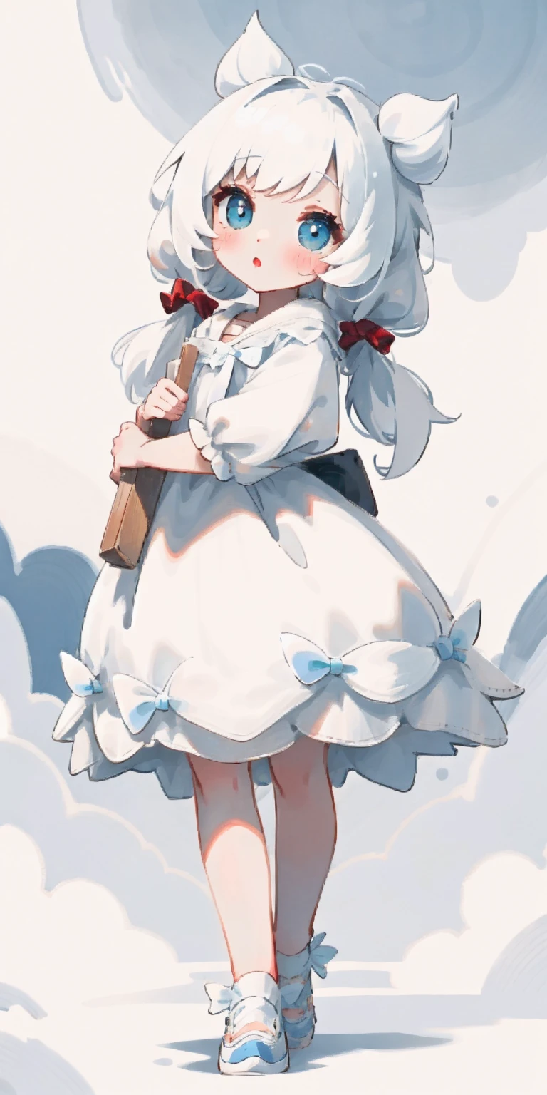 The girl who looks like marshmallow
