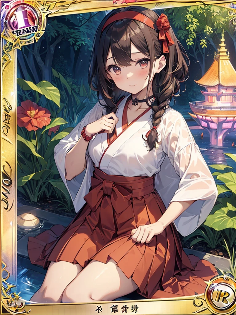 photo realistic, (masterpiece,best quality:1.4),(8k,raw photo,photo realistic:1.2), detailed skin, detailed face, ((1girl)),Japanese idol, cute face, , Not Safe for Work, (raw photo, photo realistic: 1.2), ALL Nudi-ty, nudi, (((NO panties))),nipp-les, Open twat, anus, went, (((hair of pubis, Not safe for work))), pubisure, (RED frilled japanese clothes), ((RED frilled hakama short skirt)), frilled, White frilled legwear, ankle boots, frilled choker, amulet, wrist cuffs, sash, frilled reg garter, (((No cloth))), cape, (((Holding a cute magic wand))), heart ring, ((long hair)), light brown hair, braid, brown eyes, straight hair, little girlld, petite, cute, happy, medium breasts, small nipp-les, (((sitting spread legs))), kanzashi, (hairband), (((transparent fake phallus fuck,Not for safe work))), heart shaped pupils, medium bob,((puss juice, Sweat, Sweatdrop)), (((spread puss,Not Safe for Work))), (((ure-thra))), ((uterus)), ((clitoris)), urinates, anus, yumekawa,yumekawaii,pastel color,(wonderland garden:1.3),rainbow, imagination,(no gravity, floating Castle:1.4),heart background, beam of light, glittering ball of light, (water-color),((Multicolored lights)), (((trading card))),
