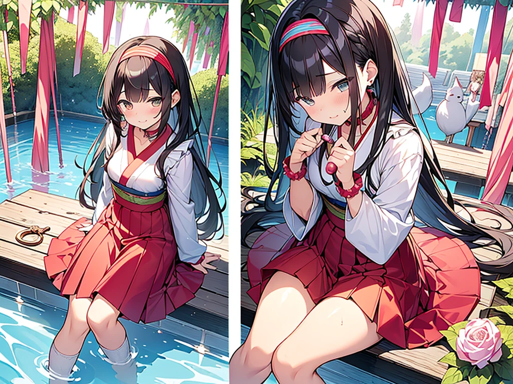 photo realistic, (masterpiece,best quality:1.4),(8k,raw photo,photo realistic:1.2), detailed skin, detailed face, ((1girl)),Japanese idol, cute face, girl, Not Safe for Work, (raw photo, photo realistic: 1.2), ALL Nudi-ty, nudi, (((NO panties))),nipp-les, Open twat, anus, went, (((hair of pubis, Not safe for work))), pubisure, (RED frilled japanese clothes), ((RED frilled hakama short skirt)), frilled, White frilled legwear, ankle boots, frilled choker, amulet, wrist cuffs, sash, frilled reg garter, (((No cloth))), cape, (((Holding a cute magic wand))), heart ring, ((long hair)), light brown hair, braid, brown eyes, straight hair, little 12years old,ite, cute, ha, medium breasts, small nipp-les, (((sitting spread legs))), kanzashi, (hairband), (((transparent fake phallus fuck,Not for safe work))), heart shaped pupils, medium bob,((puss juice, Sweat, Sweatdrop)), (((spread puss,Not Safe for Work))), (((ure-thra))), ((uterus)), ((clitoris)), urinates, anus, yumekawa,yumekawaii,pastel color,(wonderland garden:1.3),rainbow, imagination,(no gravity, floating Castle:1.4),heart background, beam of light, glittering ball of light, (water-color),((Multicolored lights)), (Design sheet:1.3), (multi-angle and detailed view:1.3),