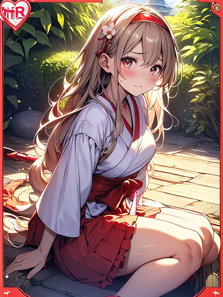 photo realistic, (masterpiece,best quality:1.4),(8k,raw photo,photo realistic:1.2), detailed skin, detailed face, ((1girl)),Japanese idol, cute face, little girl, Not Safe for Work, (raw photo, photo realistic: 1.2), ALL Nudi-ty, nudi, (((NO panties))),nipp-les, Open twat, anus, went, (((hair of pubis, Not safe for work))), pubisure, (RED frilled japanese clothes), ((RED frilled hakama short skirt)), frilled, White frilled legwear, ankle boots, frilled choker, amulet, wrist cuffs, sash, frilled reg garter, (((No cloth))), cape, (((Holding a cute magic wand))), heart ring, ((long hair)), light brown hair, braid, brown eyes, straight hair, little girl, 12years old, petite, cute, happy, medium breasts, small nipp-les, (((sitting spread legs))), kanzashi, (hairband), (((transparent fake phallus fuck,Not for safe work))), heart shaped pupils, medium bob,((puss juice, Sweat, Sweatdrop)), (((spread puss,Not Safe for Work))), (((ure-thra))), ((uterus)), ((clitoris)), urinates, anus, yumekawa,yumekawaii,pastel color,(wonderland garden:1.3),rainbow, imagination,(no gravity, floating Castle:1.4),heart background, beam of light, glittering ball of light, (water-color),((Multicolored lights)), (((trading card))),