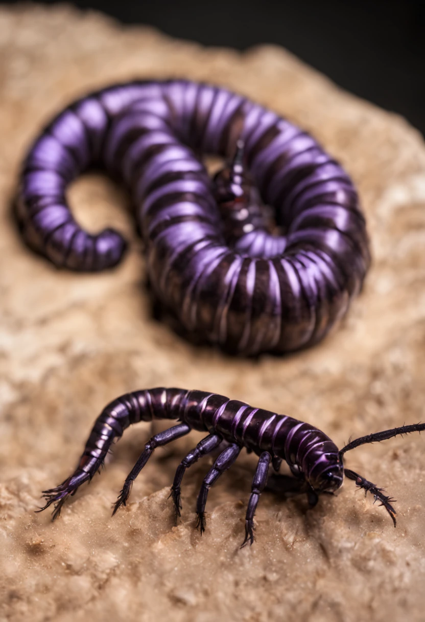 Purple Scolopendra