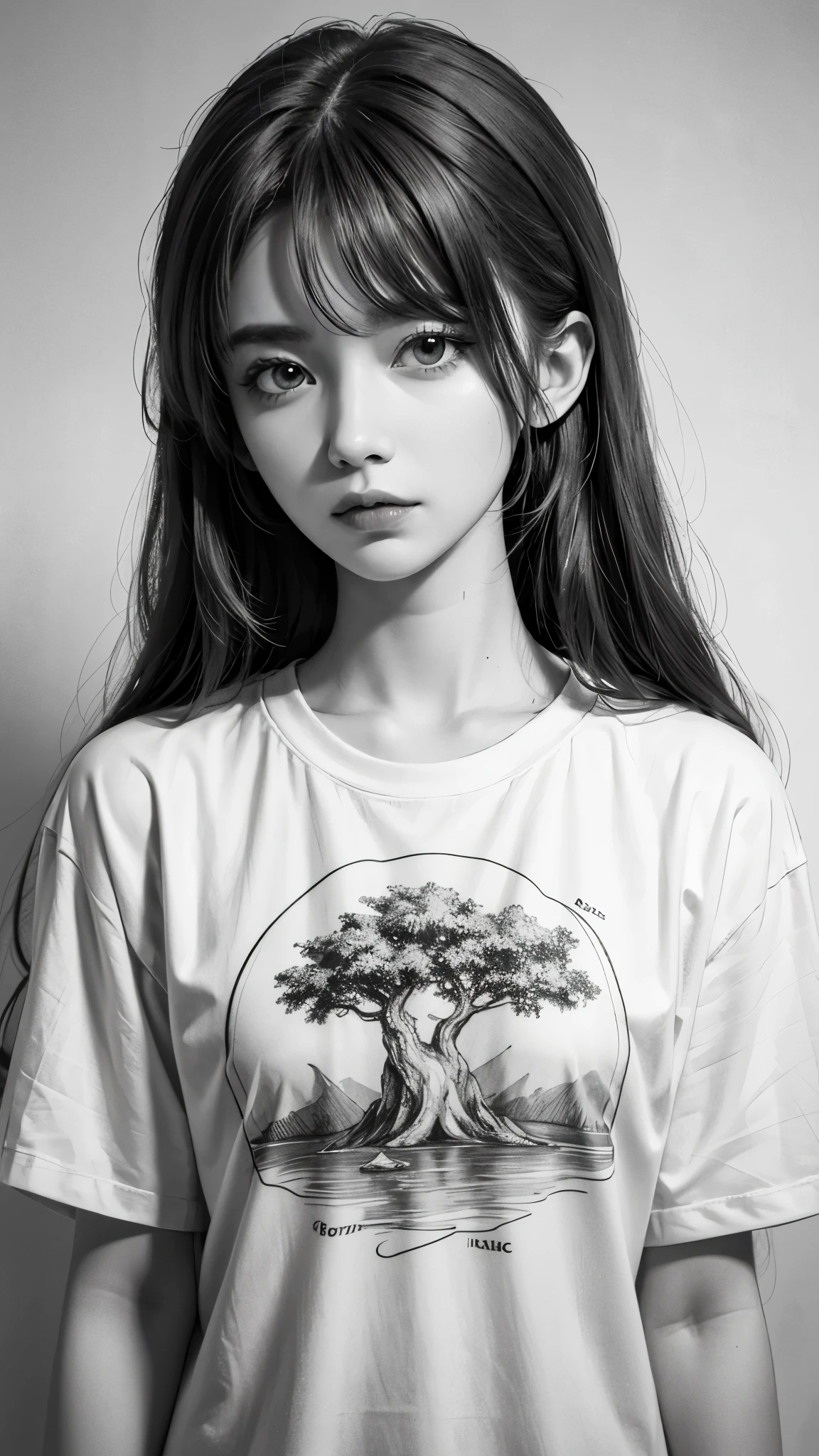 lineart, sketch, t-shirt,