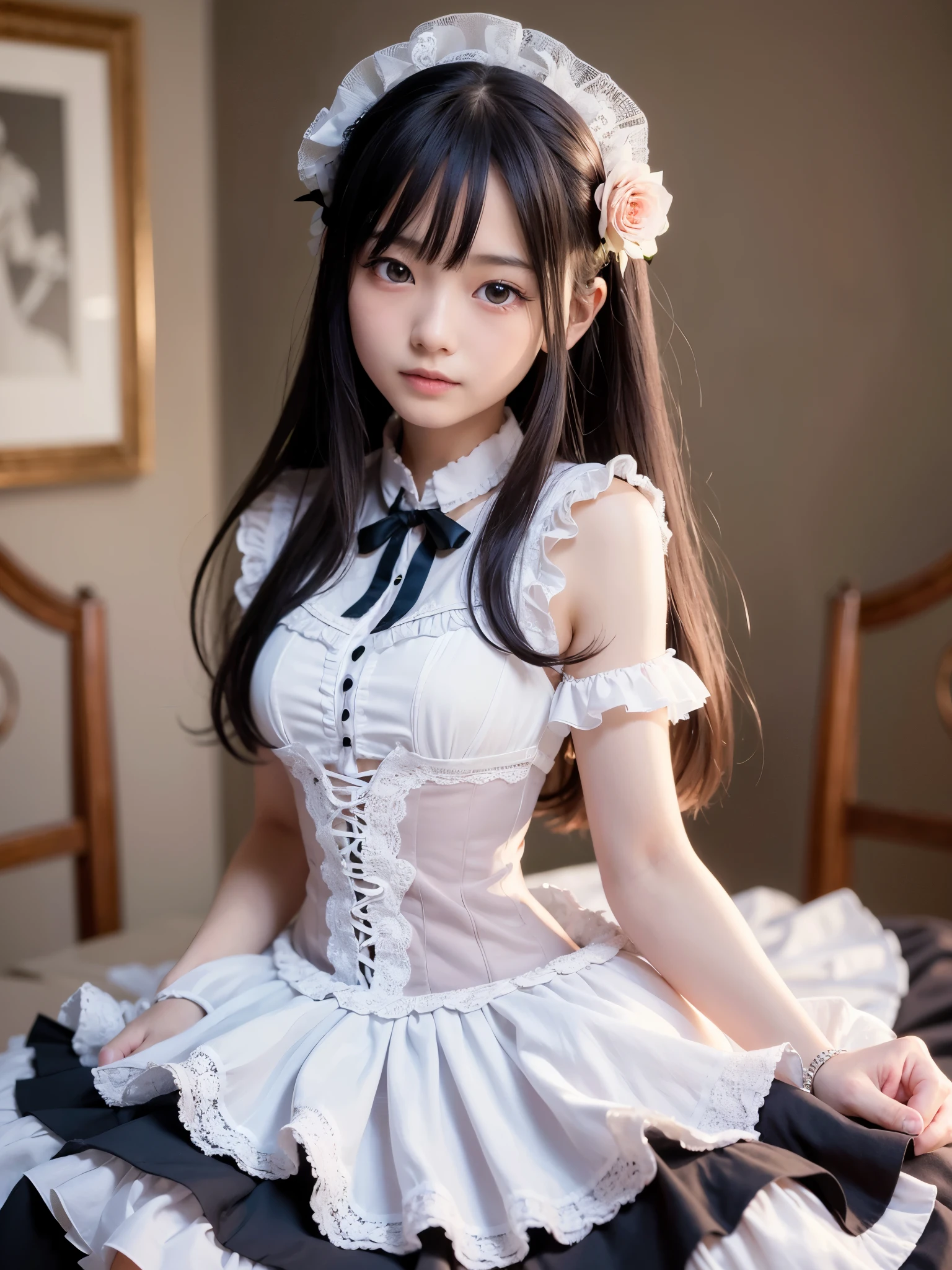 frills,anime style,young girl,Erotic,spread your legs