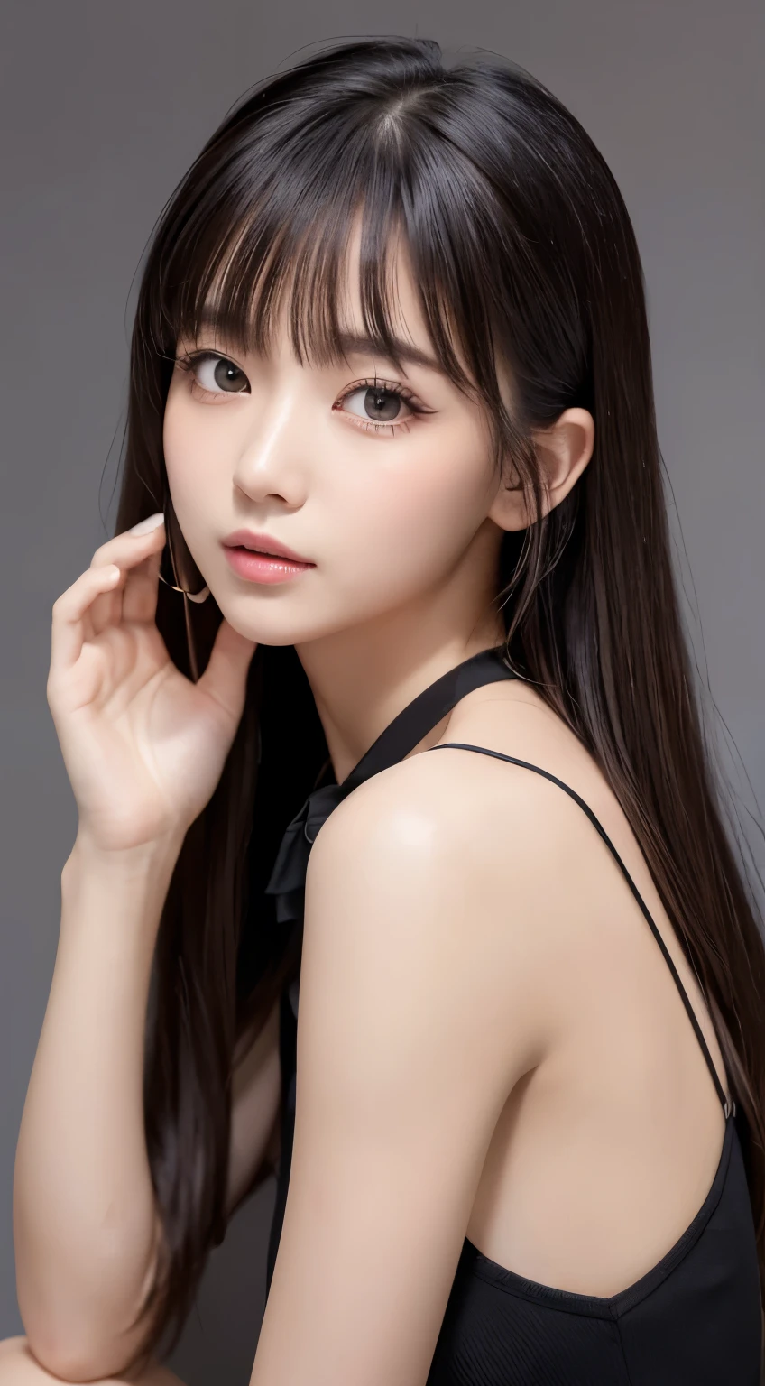 {{NSFW}},((highest quality、In 8K、master piece:1.1))、fisheye lens 、1 woman、Transparent white skin、delicate and beautiful skin、human-like skin、realistic skin feel、twin tails、tie hair on both sides、複雑な色hair of、complicated hairstyle、gloss々hair of、bangs are cute、Cut the bangs parallel to each other、bangs bangs、Tie your hair to the side、two block、Sheared hair、ear length hair、Put out both ears、Looking at the camera、look at camera、raise your chin slightly、double big eyes、super delicate eyes、You look a little lonely、My eyes are moist、super detailed face、keep your face firmly、face when waking up、Sleepy face、high detailed lips、thick lips、Slender body,covered erect nipples,shiny skin,Take a full body photo、feminine toned body、disheveled clothes、Her clothes are messy and erotic、draw the entire landscape、comb your hair、detailed design、I'm in a skyscraper、The world is a skyscraper、A sparkling world、A world as if inside a kaleidoscope、dark world、Night World、In the darkness、