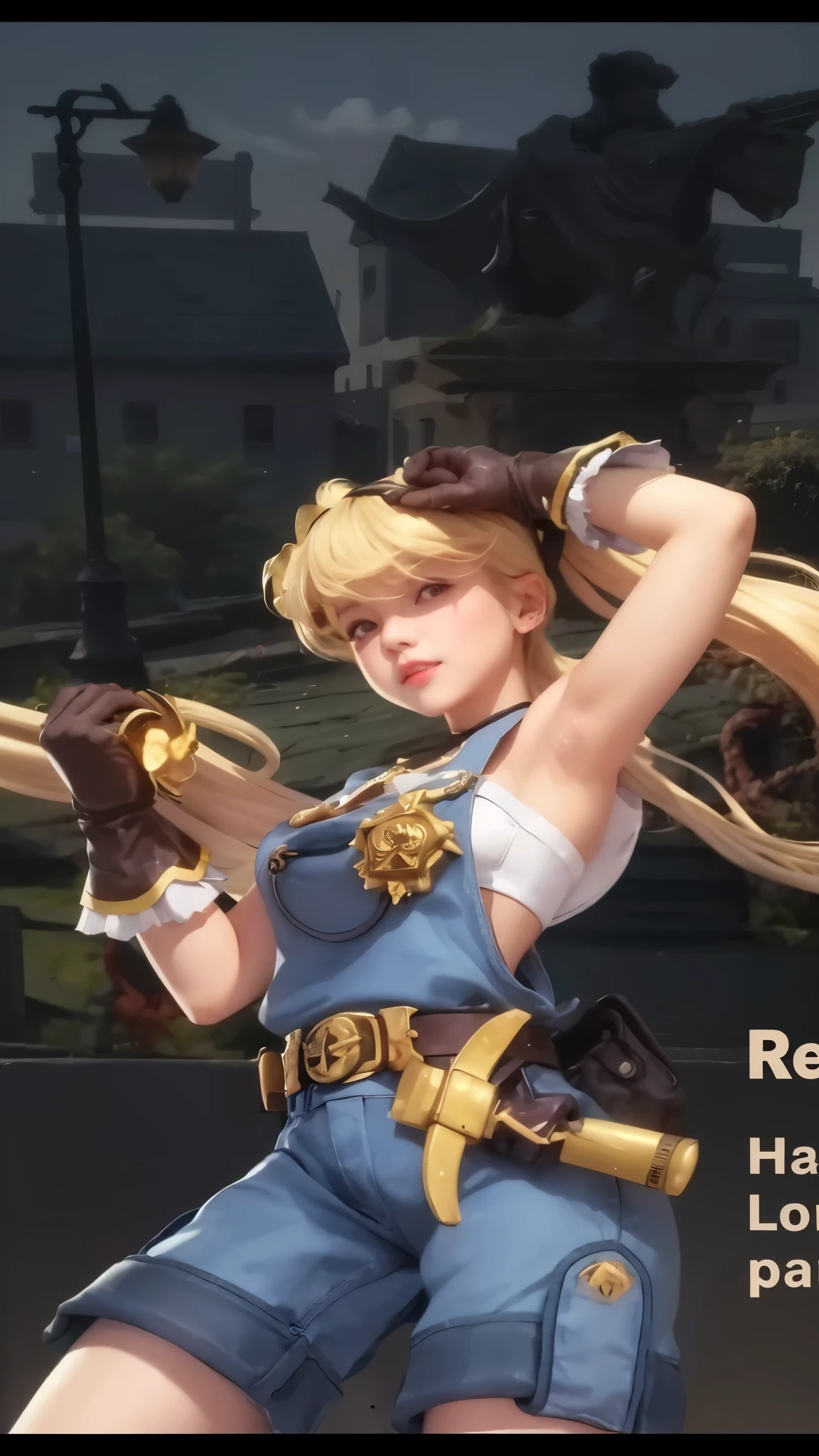 1girl, star eye, blush, perfect illumination, blonde hair, red eyes, unreal engine, sidelighting, detailed face, bangs, bright skin, simple background, dark background,
