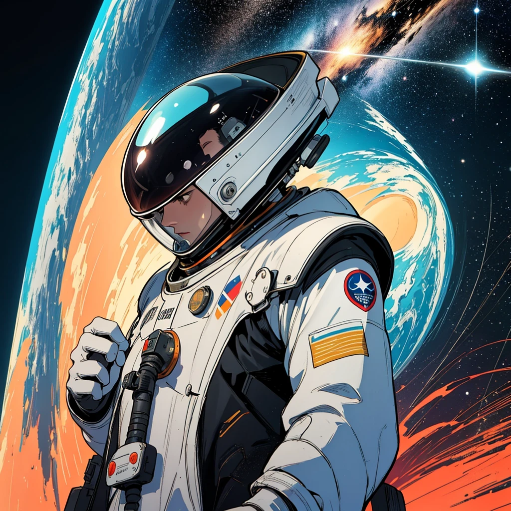32k,highest quality,(Perfect One Woman),60's,70's,80's,old movie posters,universe,retro,vintage,bauhaus,abstract,Space Thriller Movie Poster,Futuristic,shape,OK,propaganda,war,universe飛OK士,cosmos,galaxy,satellite,satellite,mechanical,Geometric pattern,流線shape,meteor,meteorite,nostalgia,