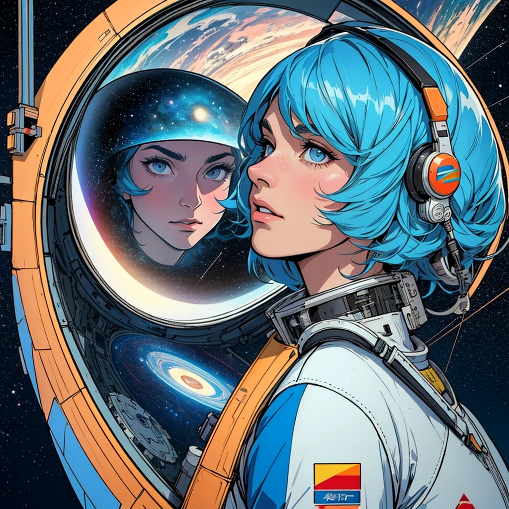 32k,highest quality,(Perfect One Woman),60's,70's,80's,old movie posters,universe,retro,vintage,bauhaus,abstract,Space Thriller Movie Poster,Futuristic,shape,OK,propaganda,war,universe飛OK士,cosmos,galaxy,satellite,satellite,mechanical,Geometric pattern,流線shape,meteor,meteorite,nostalgia,metropolis,vaporwave,mechanical,
