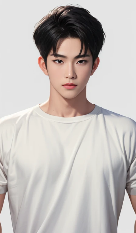 High quality, masterpiece, highly detailed, 8k, perfect face, perfect body, realistic, photogenic, man, Asian, young, black hair, comma hair cut style, handsome, detailed eyes, beautiful detailed nose, realistic body, realistic light, comfortable expressions, cute guy, sweat guy, cool guy