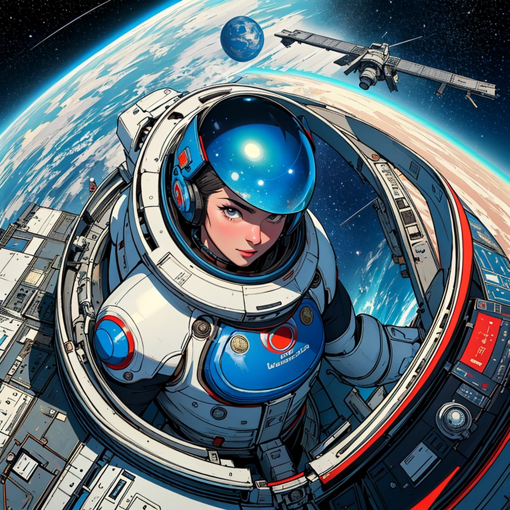 32k,highest quality,(Perfect One Woman),60's,70's,80's,old movie posters,universe,retro,vintage,bauhaus,abstract,Space Thriller Movie Poster,Futuristic,shape,OK,propaganda,war,universe飛OK士,cosmos,galaxy,satellite,satellite,mechanical,Geometric pattern,流線shape,meteor,meteorite,nostalgia,metropolis,vaporwave,mechanical,