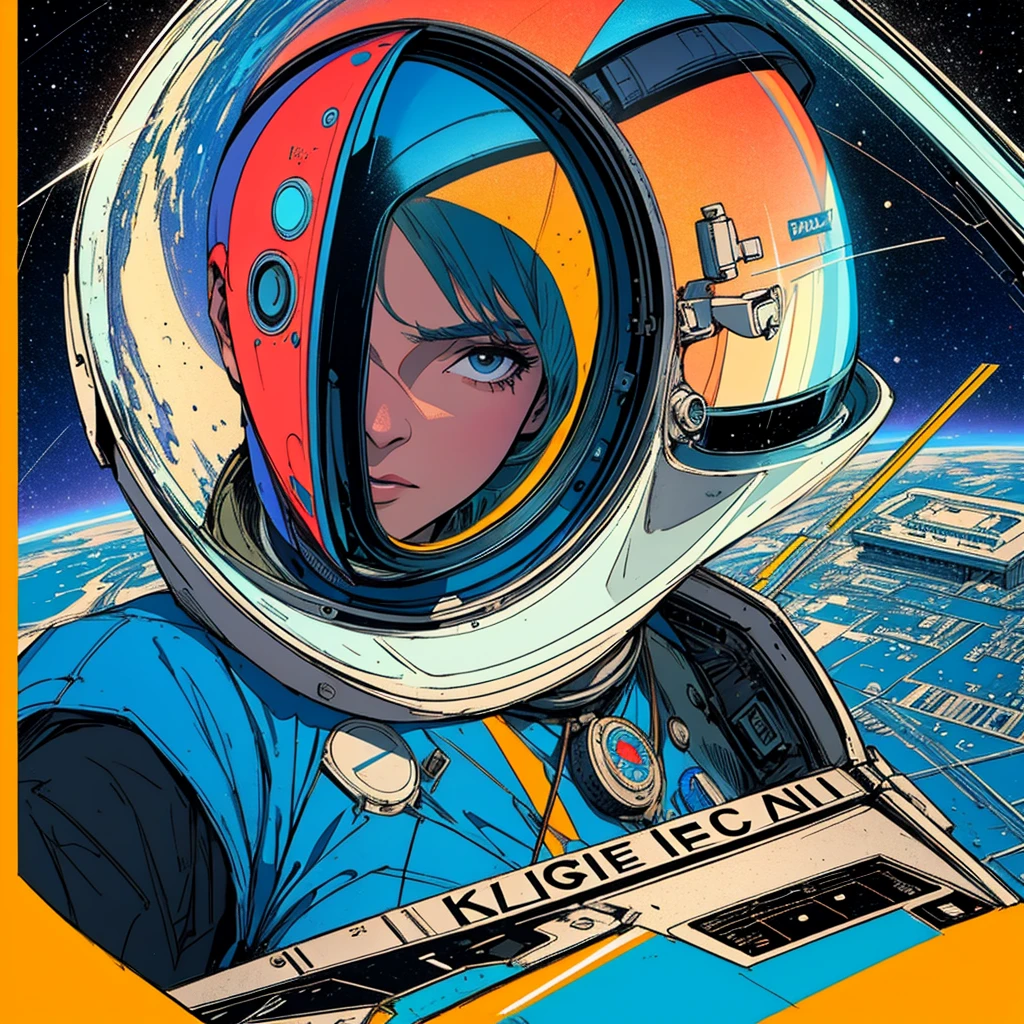 32k,highest quality,(Perfect One Woman),60's,70's,80's,old movie posters,universe,retro,vintage,bauhaus,abstract,Space Thriller Movie Poster,Futuristic,shape,OK,propaganda,war,universe飛OK士,cosmos,galaxy,satellite,satellite,mechanical,Geometric pattern,流線shape,meteor,meteorite,nostalgia,metropolis,vaporwave,mechanical,