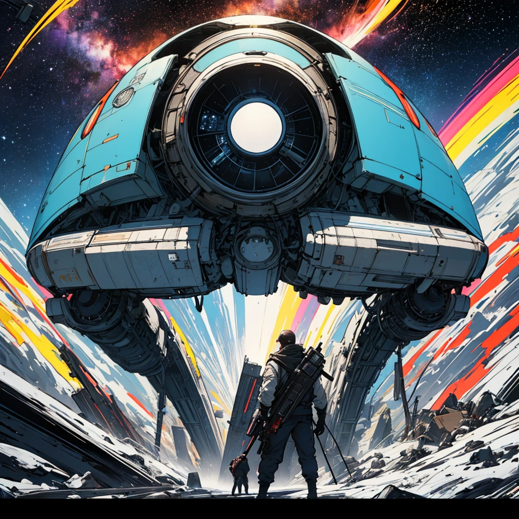 32k,highest quality,(Perfect One Woman),60's,70's,80's,old movie posters,universe,retro,vintage,bauhaus,abstract,Space Thriller Movie Poster,Futuristic,shape,OK,propaganda,war,universe飛OK士,cosmos,galaxy,satellite,satellite,mechanical,Geometric pattern,流線shape,meteor,meteorite,nostalgia,metropolis,vaporwave,mechanical,