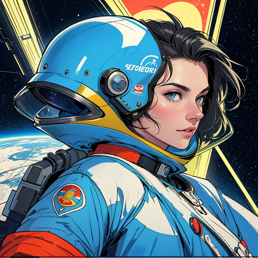 32k,highest quality,((completely alone)),(Perfect One Woman),60's,70's,80&#39;s,old movie posters,universe,retro,vintage,bauhaus,abstract,Space Thriller Movie Poster,Futuristic,shape,OK,propaganda,war,universe飛OK士,cosmos,galaxy,satellite,satellite,mechanical,Geometric pattern,流線shape,meteor,meteorite,nostalgia,metropolis,vaporwave,planet,