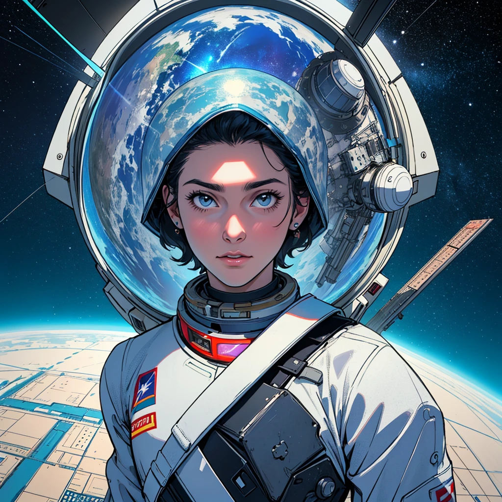 32k,highest quality,((completely alone)),(Perfect One Woman),60's,70's,80's,old movie posters,universe,retro,vintage,bauhaus,abstract,Space Thriller Movie Poster,Futuristic,shape,OK,propaganda,war,universe飛OK士,cosmos,galaxy,satellite,satellite,mechanical,Geometric pattern,流線shape,meteor,meteorite,nostalgia,metropolis,vaporwave,planet,