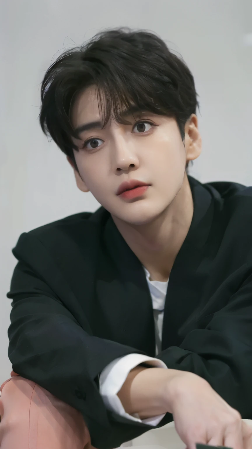 un primer plano de una persona con traje sentada, foto de perfil en la cabeza, Lee Juyeon, Jungkook, Kim Sunwoo, Lee Hyunjae, corea, Jeon Jungkook, Park Jinyoung,