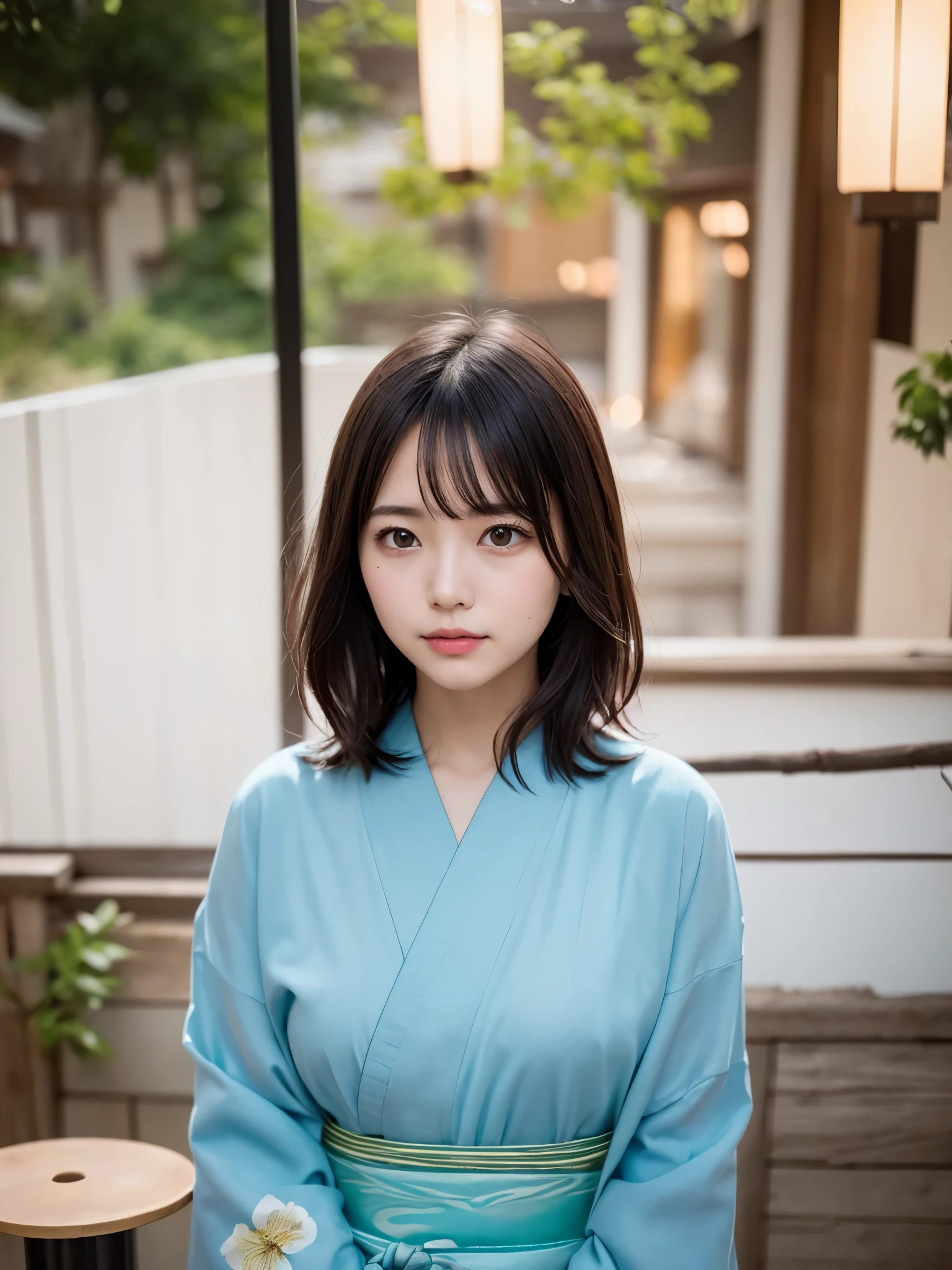 ((top quality, 8K, table top: 1.3, RAW photo)), sharp focus: 1.2, (1 Aespa Girl :1.1), alone, (realistic, realistic: 1.37), (face focus: 1.1), cute face, highly detailed face, (messy short hair: 1.2), small smile, japanese theme, flowery kimono, standing in a japanese garden, cinematic lighting, beautiful japanese makeup, Beautiful women who symbolize Japanese culture,
break
(calm colors:1.4), (faded photo:1.3), polaroid photo, (film grain:1.3), Depth of bounds written, (Bokeh:1.1), (Light and shadow:1.1),