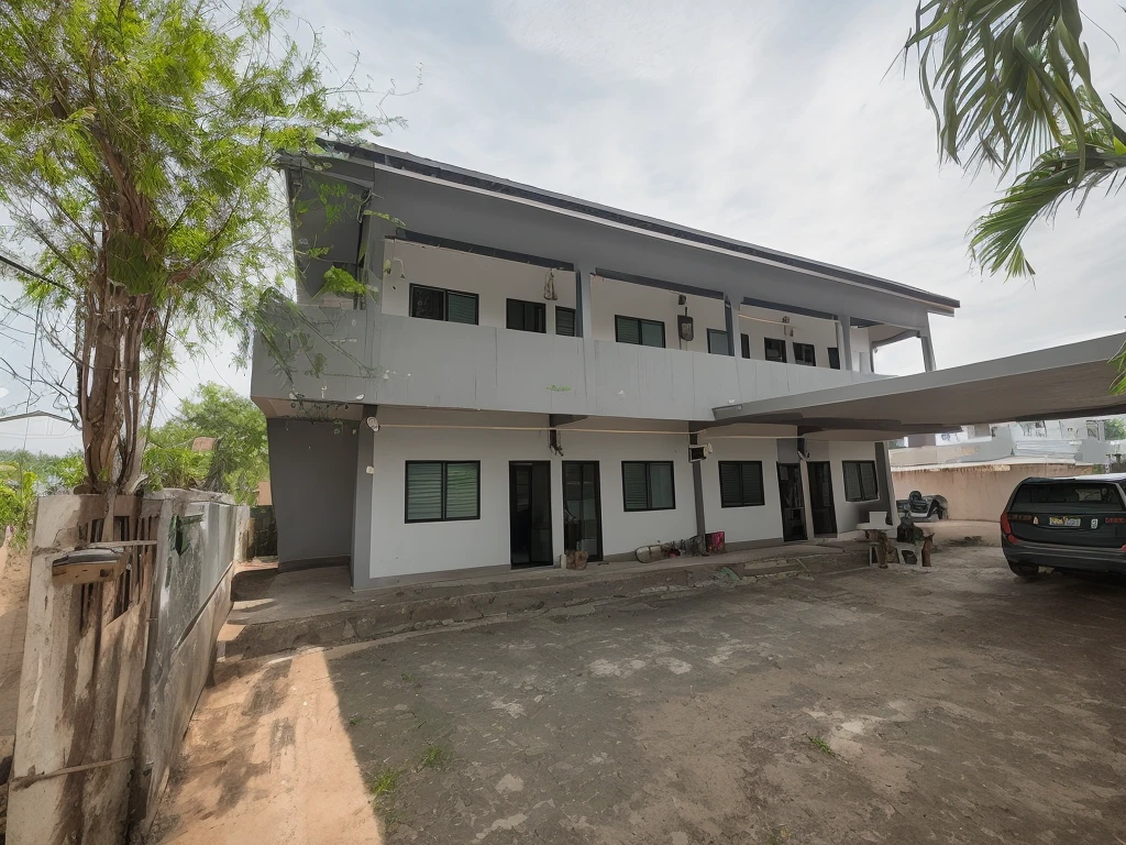 There is a gray building.,มีรถจอดอยู่front, Image Center, taken with sony alpha 9, Wide angle full shot, front, มุมมองfront, มุมมองfront, Picture taken on 2 0 2 0, Full equipment, taken with canon 8 0 d, มุมมองfront, front view, External view