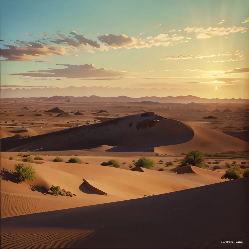 mirage　Landscape painting