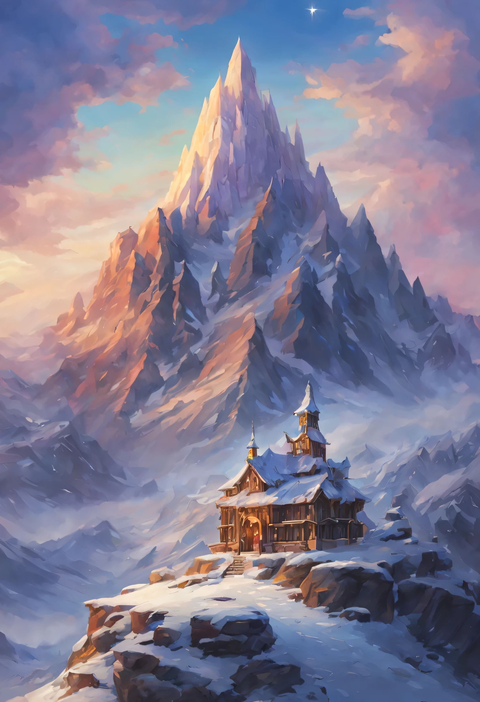 Depicting the mysterious Crystal Mountains of the East and introducing Christopher, a wise young god,Possess the power of crystals, live in the mountains.