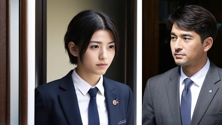 news photos, Scene at the Diet, young Japanese man in a suit, politician