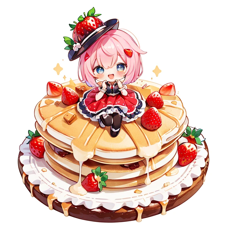 (PastelColors:1.3)、(Cute illustration:1.3)、tibi:1.3,ホールケーキの上:1.3、absurderes, hight resolution, Accurate and matchless cake、Decoration cake、some shortcake、What is fresh cream??🍓、Afternoon tea in the background、 red hairs;1.3、 1 (Lori:0.8) Girl Wearing (Strawberry Cake Dress:1.2), (Lots of cakes in the background:1.25), Caramel Plump Parfait / Tray, (White and red dress:1.2), (Big:1.1) (Stovepipe Hat:1.15), Top hat、 (Multicolored:1.25) hair, (Smile, Happy:1.2),Tidy poses,Girl with a fork break (Solo:1.1), (Cute illustration:0.5),(fuwafuwa illustration:0.8), Standing Detailed background、1girl in、Smile with open mouth、Beautifully detailed、Moya
Detailed background、1girl in、Charming smile、Beautifully detailed、Moya、colourfull、marble、Particles of light、patterns、
Detailed drawing、Vibrant colors、striking contrast、intricate detailes、Delicate depiction、Luminescent、
Beautiful facial features、Brightly colored eyes、Wearing intricate and delicate ornaments、glowing aura、Radiant hair,1girl in, rounded eyes, big anime eyes, Pupils in a solid circle, , a pixie cut, Smile, Small breasts, (kawaii, White background, floating, blueberry, Strawberries, fruits, a cake, jam jar, muffin, lollipop, apple pie, Sweets Explosion:1.3), Gothic ta Dress, Mini skirt, Garter belt with stockings, Platform footwear, Hair Ornament,1女の子、absurdres, highres,
BREAK
(lots of:1.4) (multiple) (chibi:1.2) (girls:1.4) on Piles of (giant:1.2) (pancakes:1.2), midget, (jammed:1.3), (happy, smile:1.2), foodphoto, cafe
BREAK