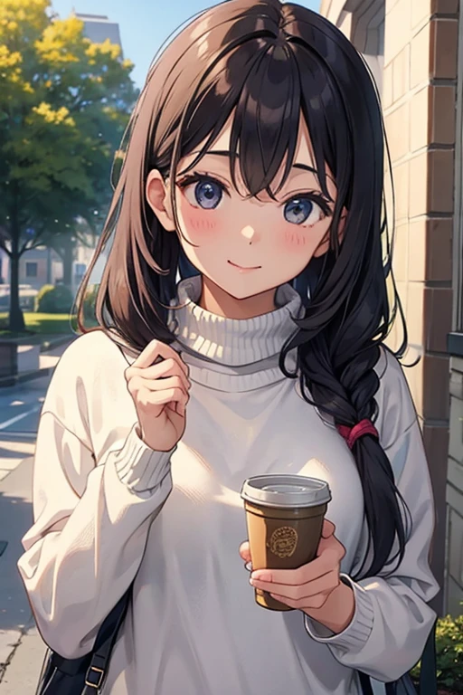 University、campus、Beauty、Upper body、knit