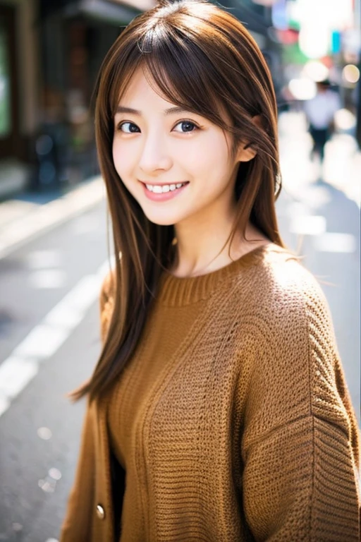 Japan female, 24 years old,brown hair,good style,smile,beautiful woman,