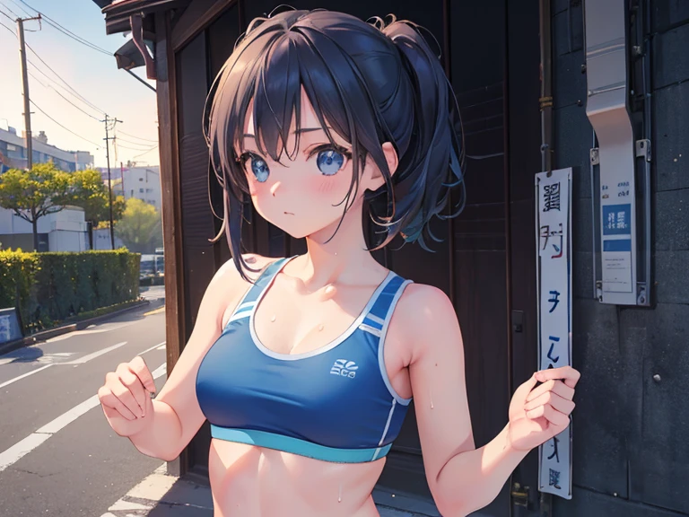 many girls are running road, blue bloomer, sports bra, sweat, 国道, 駅伝,
photographrealistic, Sense of depth, Absurd resolution, High resolution, 8K, 4K, detail, Best Quality, (Raw photo, Best Quality, masters:1.2), (Realistic, Photorealsitic:1.37), ultra-detailliert,
