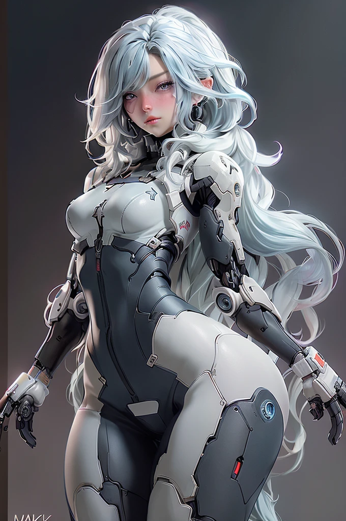 masterpiece, best quality, ultra-detailed, intricate, highly detailed, high resolution, realistic, HD, 8K, 1man, humanoid robot, dynamic pose, an extremely delicate mecha, glowing dark red led parts, full body, High tech background, rim light, science fiction, (By Marek Okon:1.3), midjourney style by mooncryptowow, psychedelic, halo, nsfw,