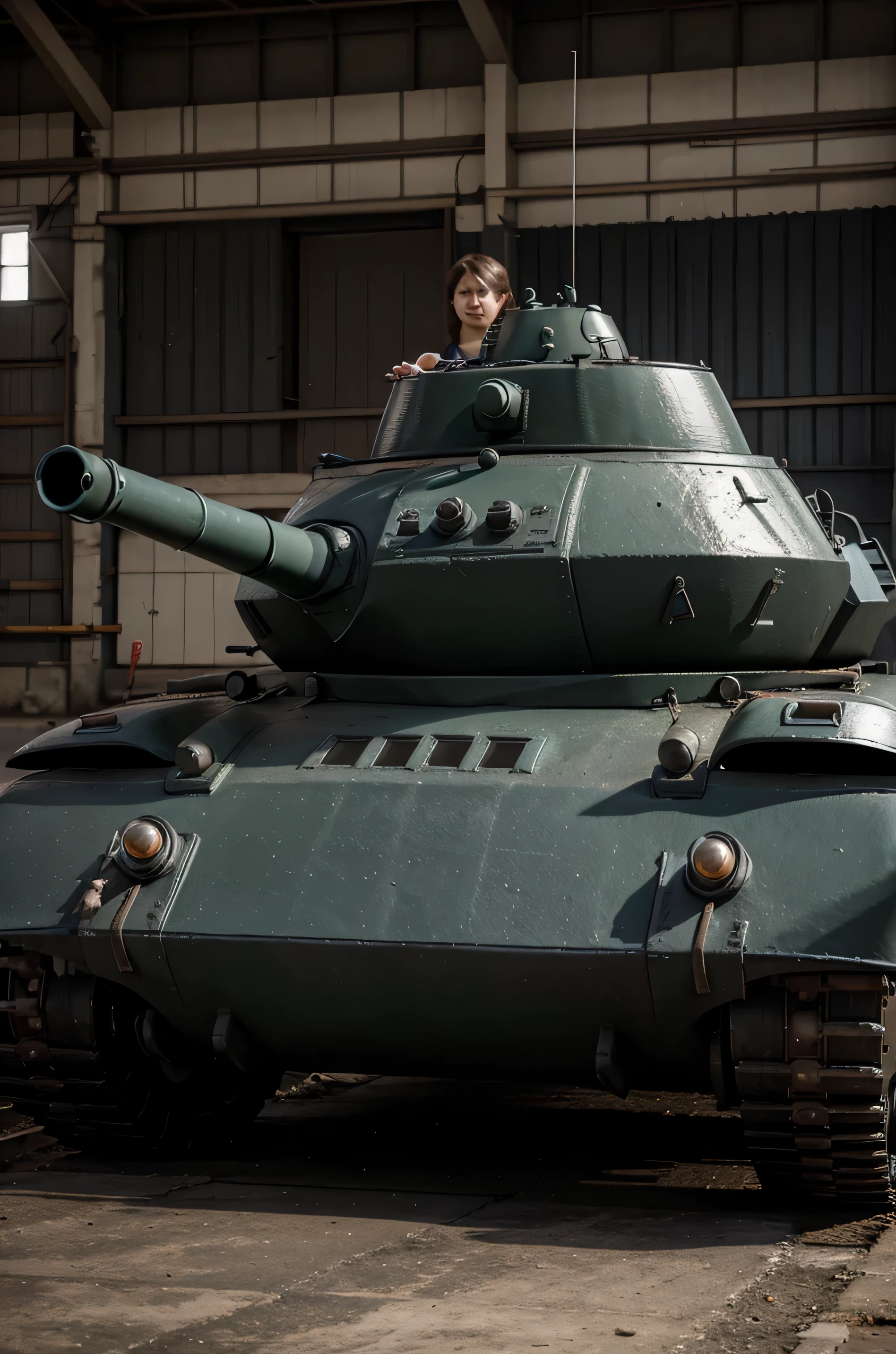 t-34 Russian tank with 1 turret