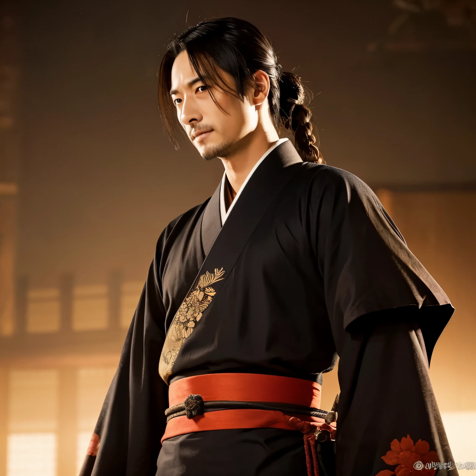Oda Nobunaga　Handsome guy　highest quality　History　kimono　Sword at the waist