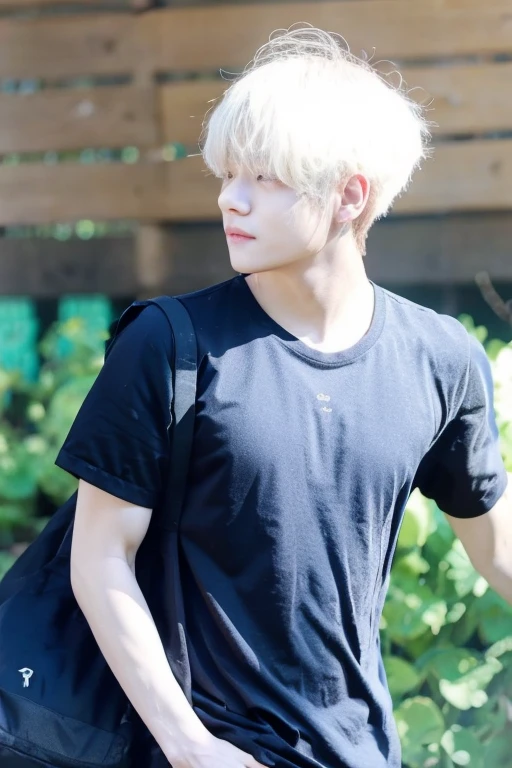 Taehyung BTS albino 